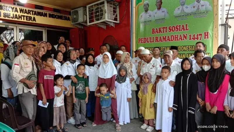 DPD GWI Banten Bagi Ratusan Takjil dan Santuni Anak Yatim di Kota Tangerang