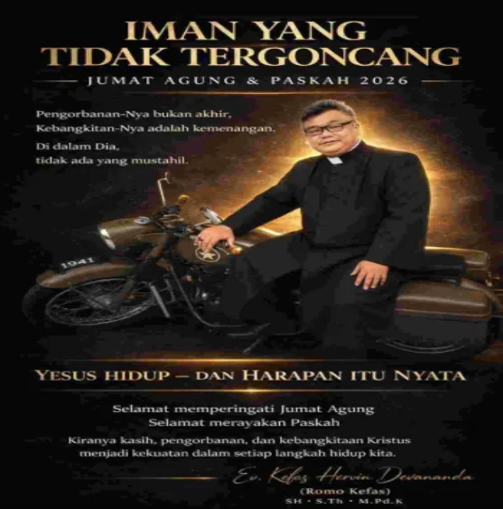 Dari Salib Menuju Hidup Baru: Pesan Tegas Romo Kefas di Momen Paskah 2026