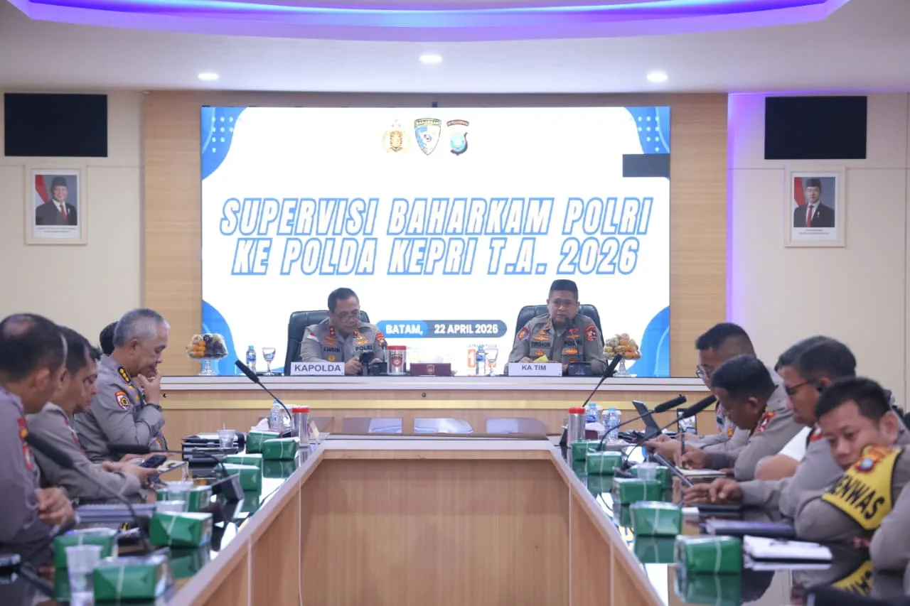 Polda Kepri terima kunjungan Tim supervisi Baharkam polri T.A. 2026