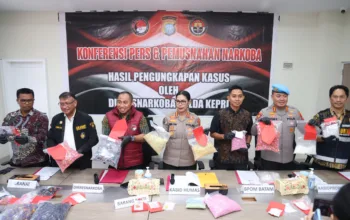 Ditresnarkoba Polda Kepri Gelar Konferensi Pers Ungkap Kasus dan Pemusnahan Barang Bukti Tindak Pidana Narkotika Periode Bulan Februari — April 2026