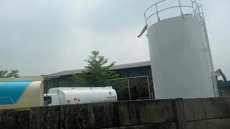 Pabrik Tempat Pengolahan Oli PT Sanmaru Di Kawasan Industri PDP Pasar Kemis Diduga Dijadikan Tempat Penimbunan BBM Jenis Solar