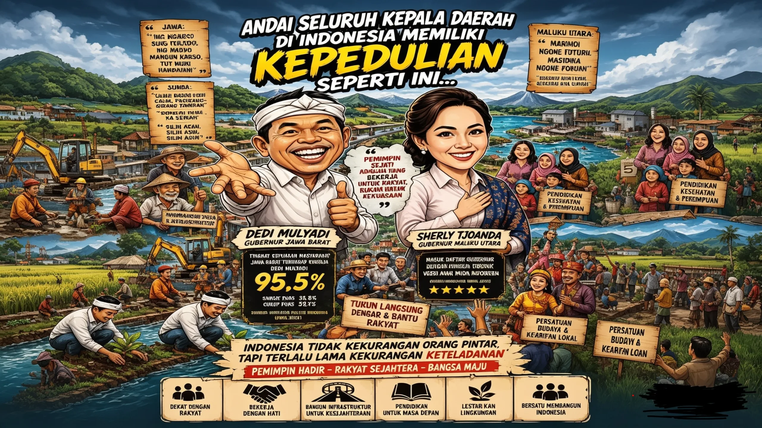 ANDAI SELURUH KEPALA DAERAH DI INDONESIA MEMILIKI KEPEDULIAN SEPERTI INI