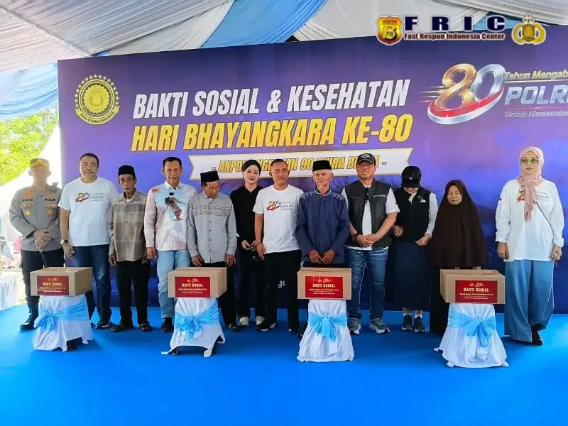 Sambut Hari Bhayangkara ke-80, Wakapolri dan Akpol ’90 Dhira Brata Gelar Bakti Sosial dan Kesehatan di Bogor