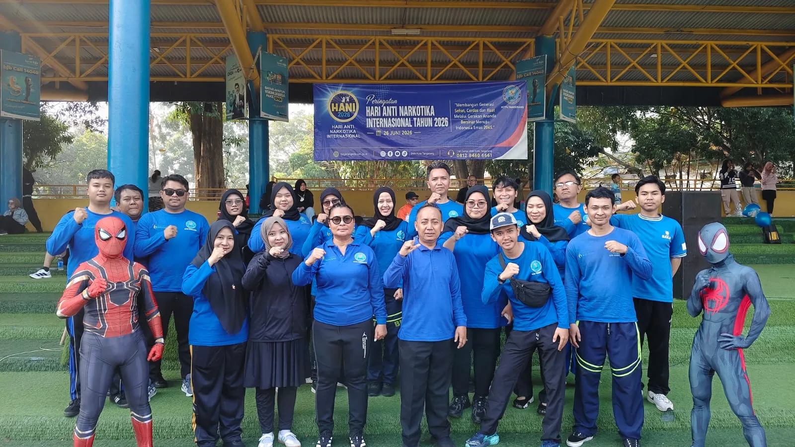 BNN Kota Tangerang Gelar Senam ANANDA BERSINAR, Kampanyekan Gaya Hidup Sehat Tanpa Narkoba