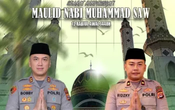 Kapolres Cilegon dan Wakapolres Beserta Jajaran Ucapkan Selamat Memperingati Maulid Nabi Muhammad SAW 1448 Hijriah