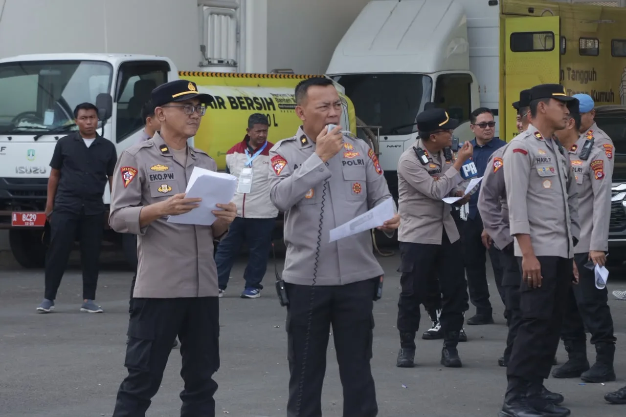 200 Personel Gabungan Amankan Pertandingan Sepak Bola di Banten International Stadium