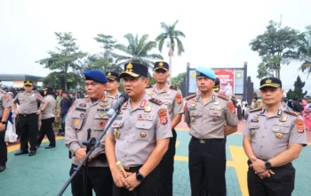 Kapolda Banten Lepas 45 Personel Satbrimob dalam Misi Pengamanan Satgas Amole II ke Papua Tengah