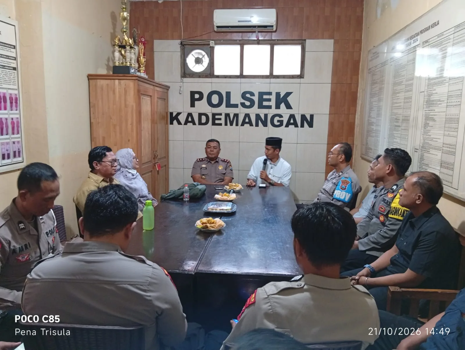 Sinergi Polri dan Dinsos: Polsek Kademangan Siap Sukseskan Program Perlindungan Sosial